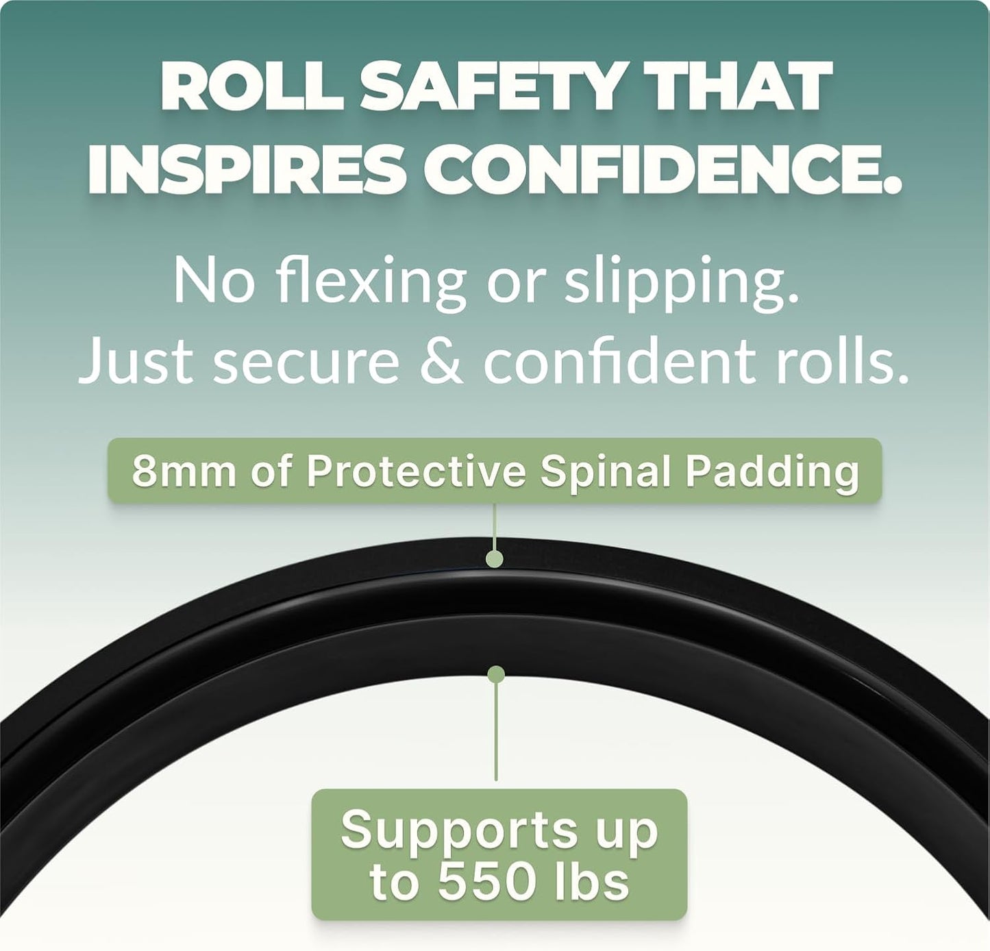 Yoga Wheel for Back Pain Relief – Stretch & Align Spine, Improve Flexibility