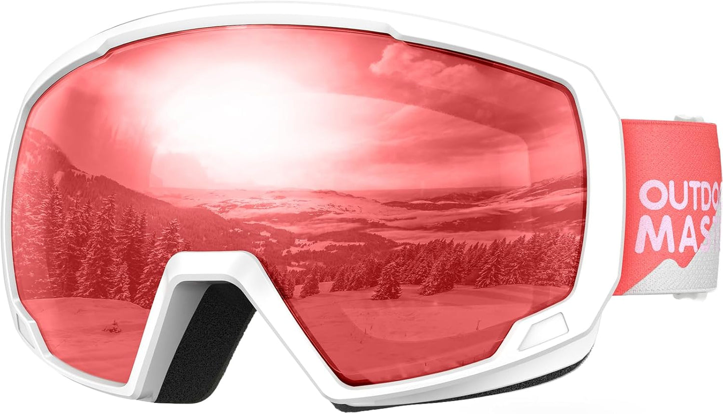 Kids Ski Goggles – Youth Snowboard Goggles for Boys & Girls Anti-Fog with UV Protection 