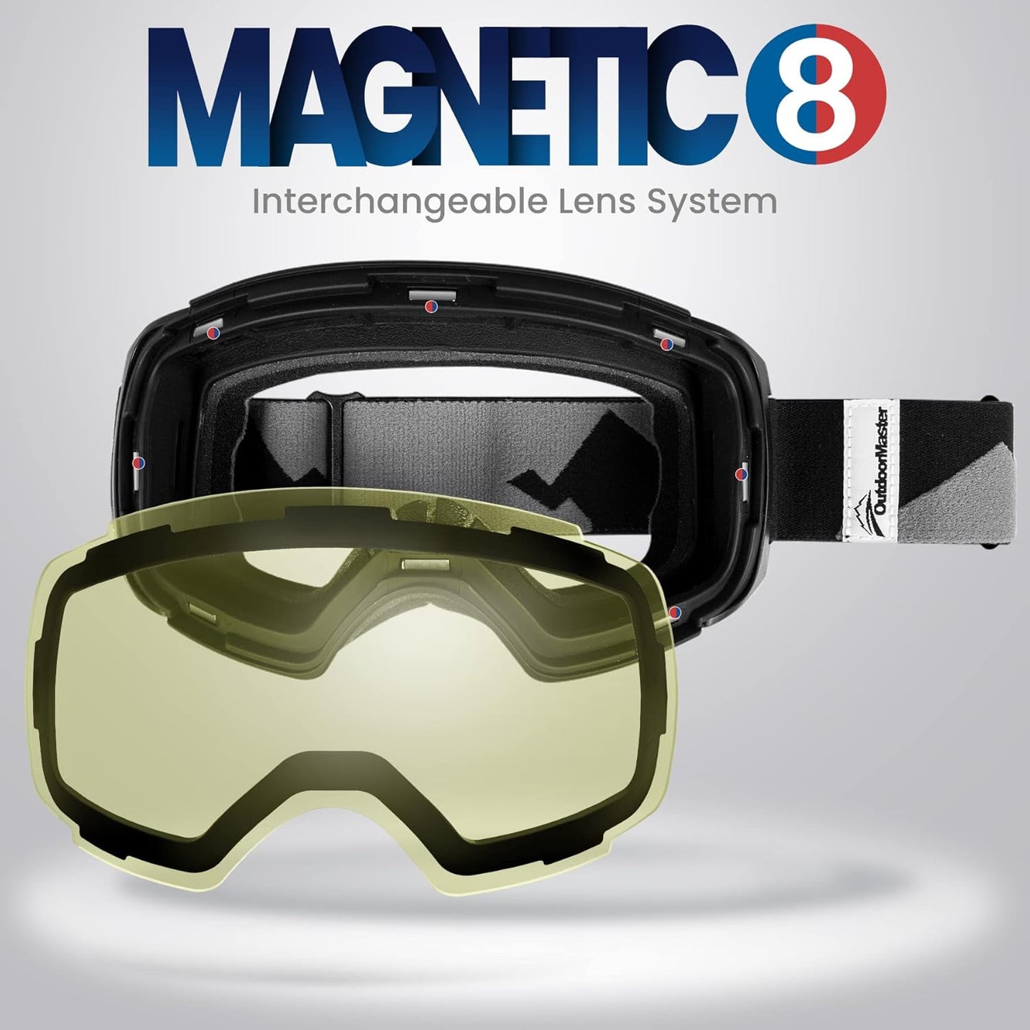 PRO Ski Goggle  – Lens Replacement UV Protection, Anti-Fog, 20+ Styles