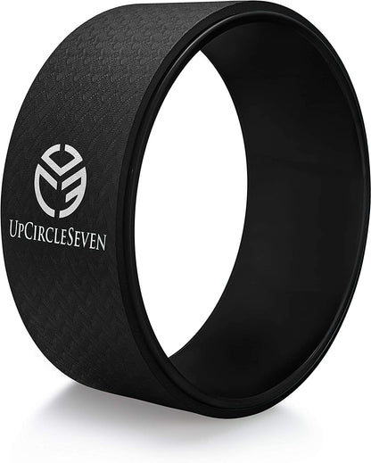 Yoga Wheel for Back Pain Relief – Stretch & Align Spine, Improve Flexibility