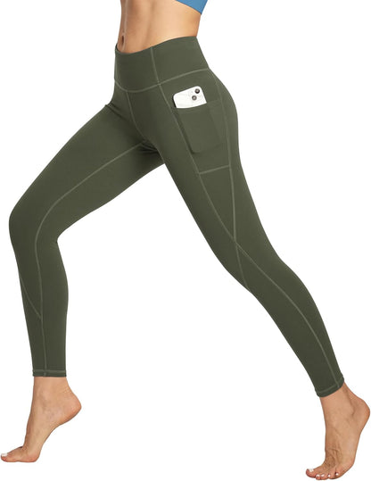 High Waist Yoga Leggings with Pockets for Women – Workout Tights for Gym & Fitness