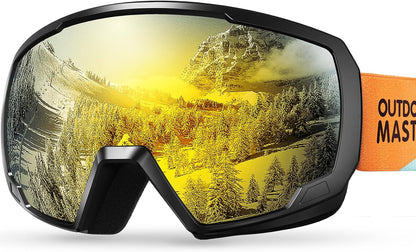 Kids Ski Goggles – Youth Snowboard Goggles for Boys & Girls Anti-Fog with UV Protection 