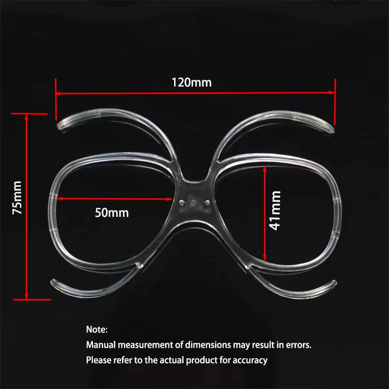  Ski Goggles & Flexible Motorcycle  – Rx Insert Frame for Prescription Glasses