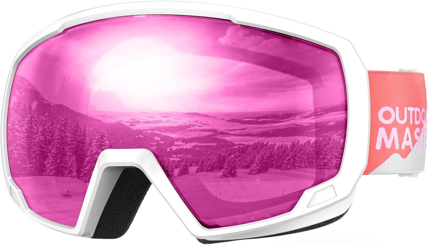 Kids Ski Goggles – Youth Snowboard Goggles for Boys & Girls Anti-Fog with UV Protection 