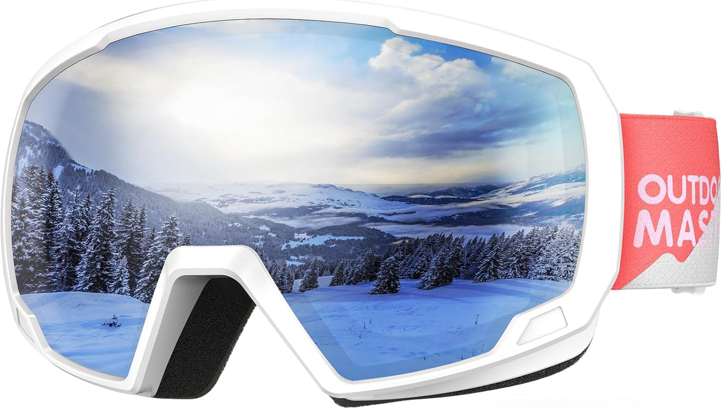 Kids Ski Goggles – Youth Snowboard Goggles for Boys & Girls Anti-Fog with UV Protection 